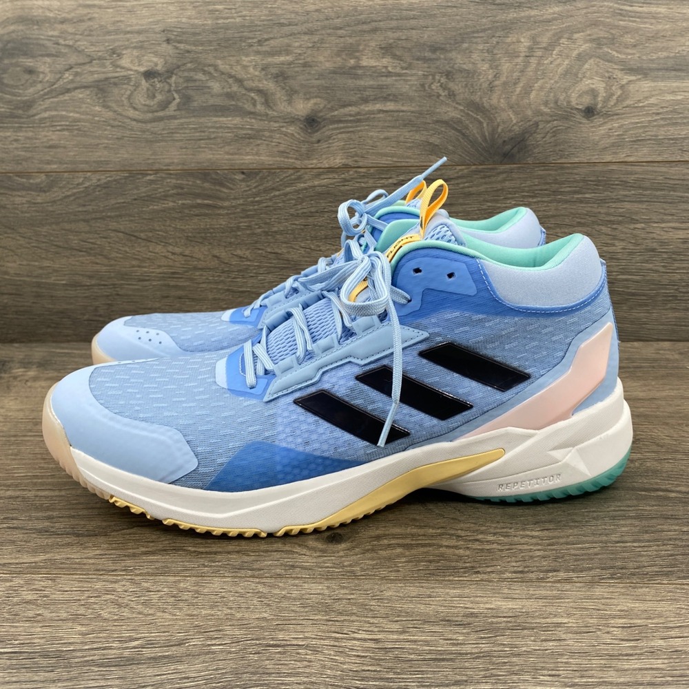 Adidas Crazyflight Mid Volleyball Shoes Womens 13 Blue HP7032 Lightstrike